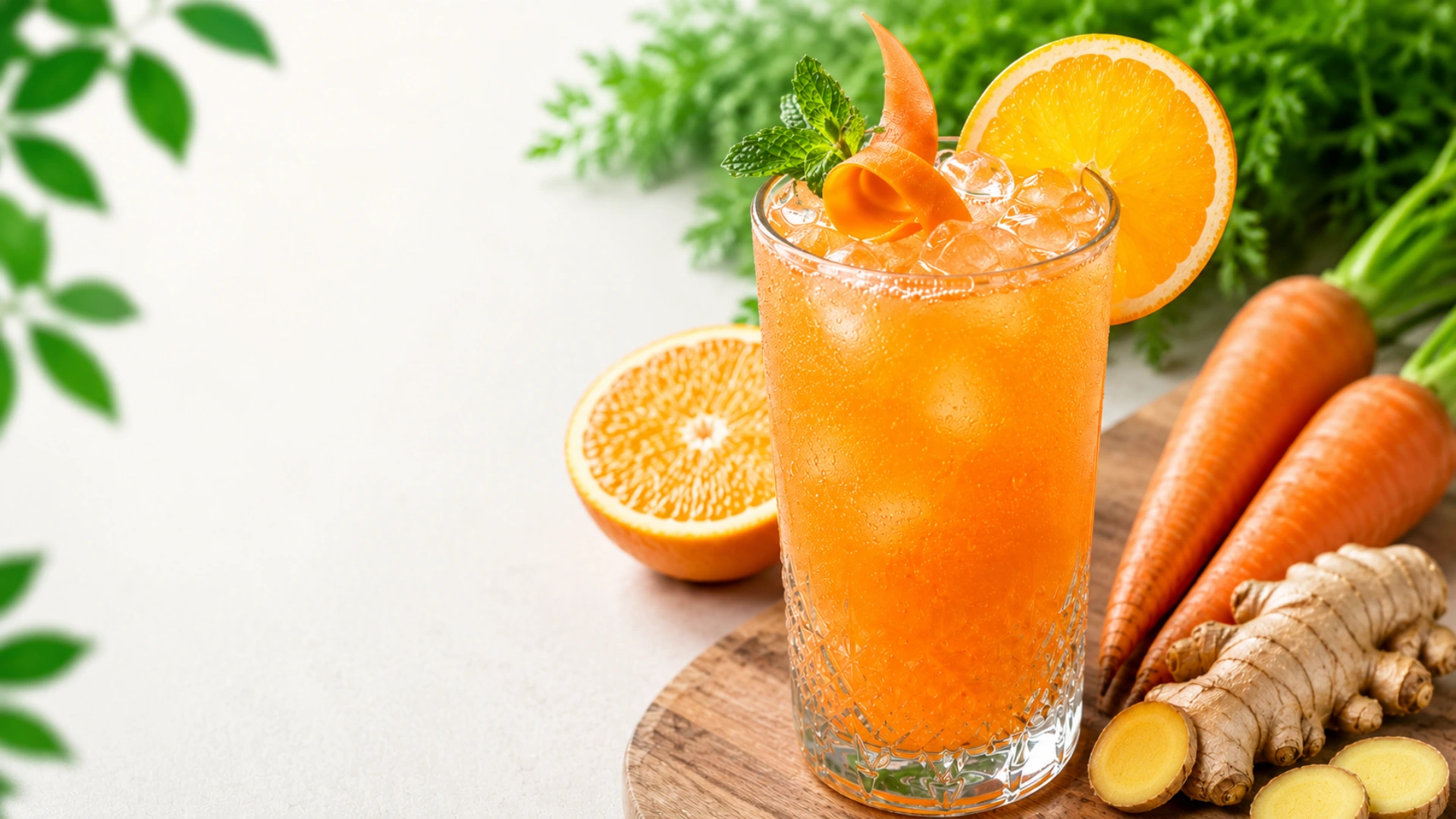 Carrot Ginger Orange Mocktail