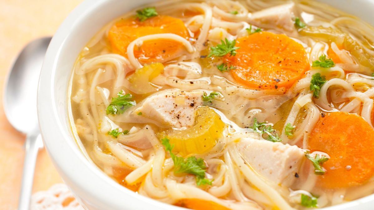 Leftover Reinvention: Turkey Noodle Soup with Ginger and Vegetables
